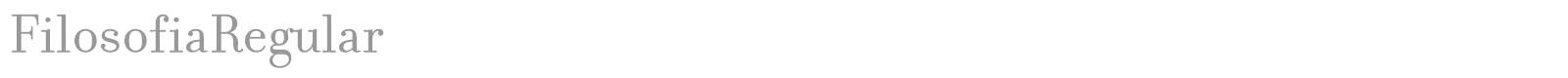 FilosofiaRegular font preview